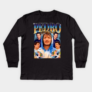 Pedro Pascal Kids Long Sleeve T-Shirt